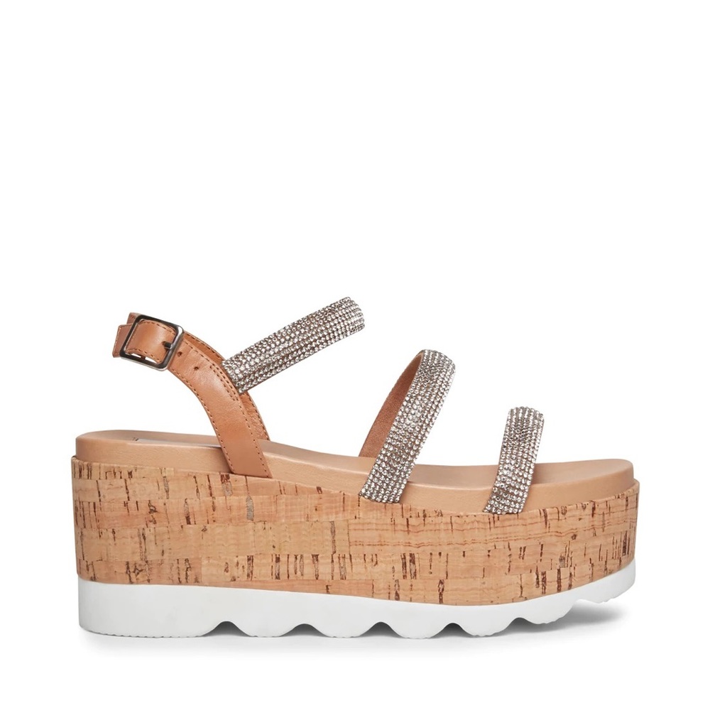 Steve Madden - Rhinestone Wedge Sandal